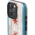 Chicago Flag Dark Wood iPhone 16 Pro Impact Case